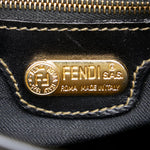 Fendi Black Brown Pvc Leather Backpack (Pre-Owned)