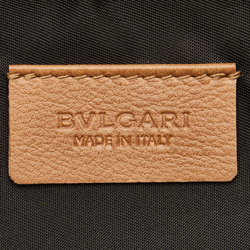 Bvlgari Beige Pvc Leather Clutch Bag (Pre-Owned)