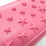 Jimmy Choo Pink Leather Long Wallet (Bi-Fold) (Pre-Owned)