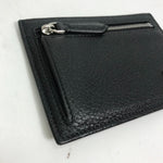 Fendi Black Leather Coin Purse/Coin Case (Pre-Owned)