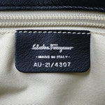 Salvatore Ferragamo Black Canvas Handbag (Pre-Owned)