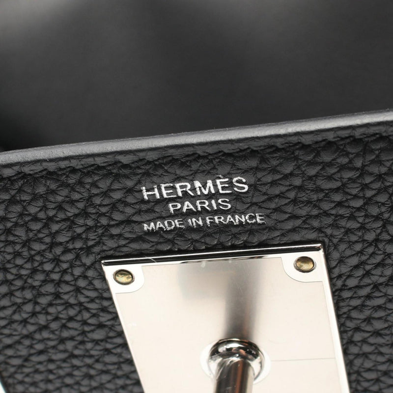 Hermes Black Togo Leather Fanny Pack Sling Bag (Pre-Owned)