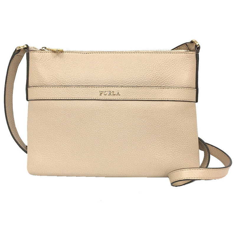 Furla Beige Leather Pochette (Pre-Owned)