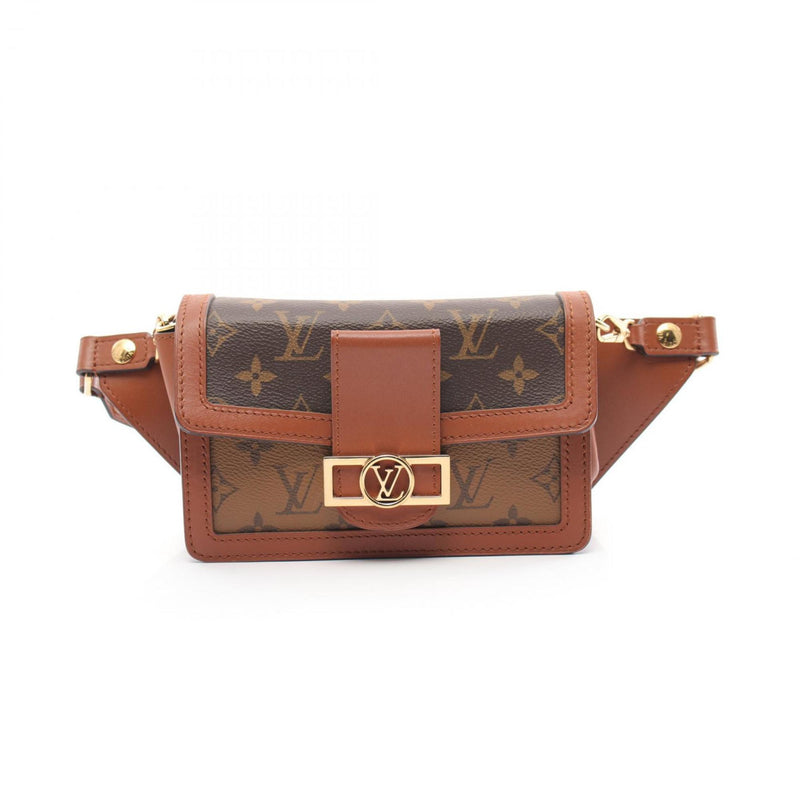 Louis Vuitton Brown Coated Canvas Leather Fanny Pack (Pre-Owned)