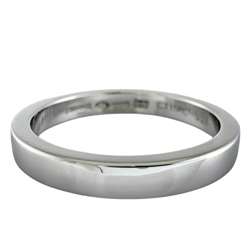 Bvlgari Silver Platinum 950 Band Ring (Pre-Owned)