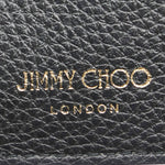 Jimmy Choo Black Leather Chain/Shoulder Wallet (Pre-Owned)