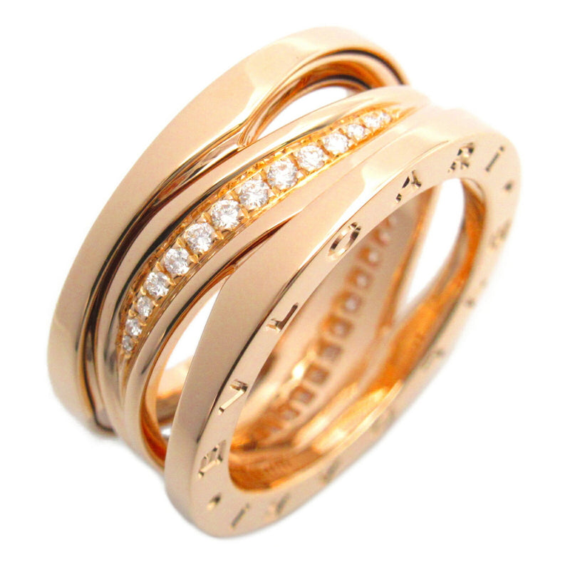 Bvlgari Clear Pink Gold (18K) Band Ring (Pre-Owned)