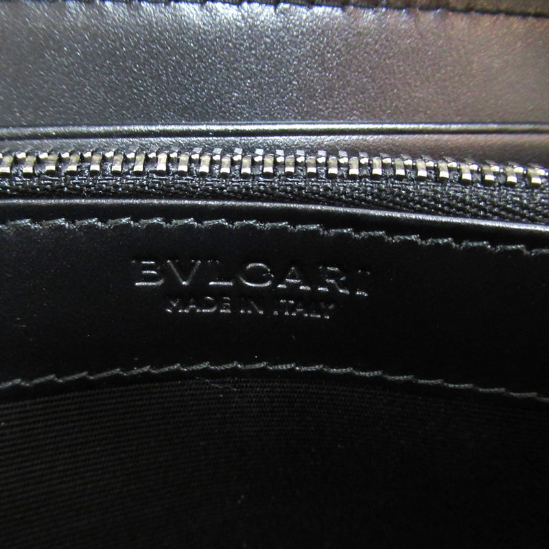 Bvlgari Black Leather Wallet (Bi-Fold)