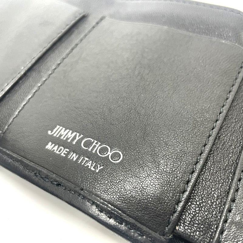 Jimmy Choo Black Leather Wallet (Tri-Fold) (Pre-Owned)