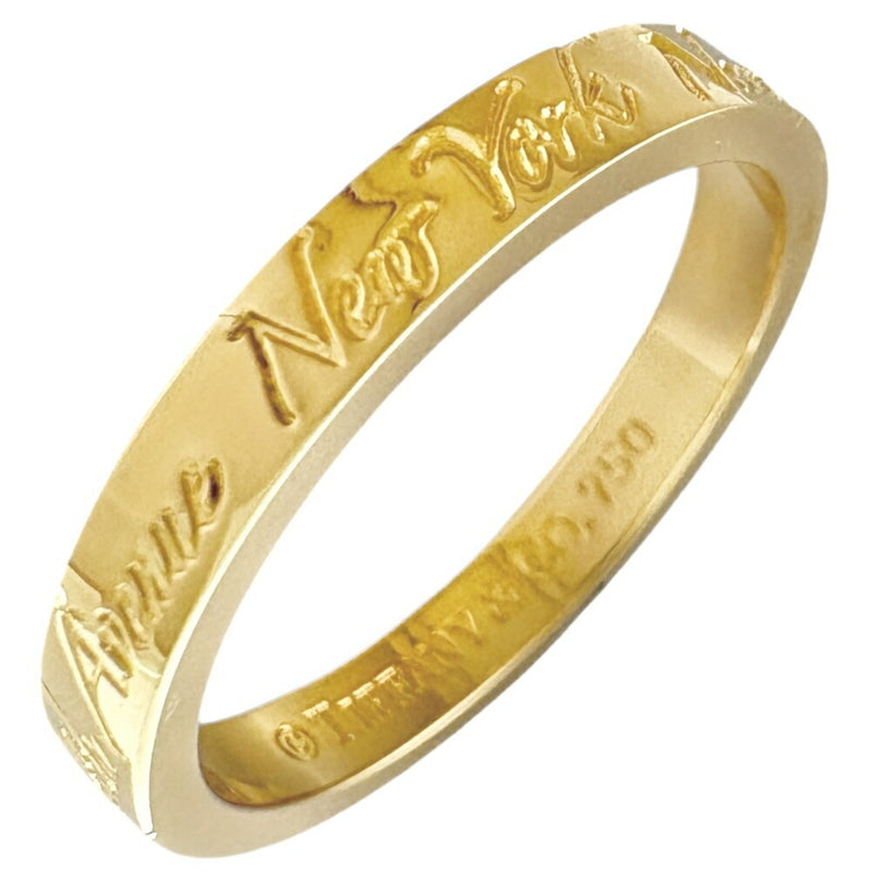 Tiffany Gold Yellow Gold (18K) Band Ring (Pre-Owned)