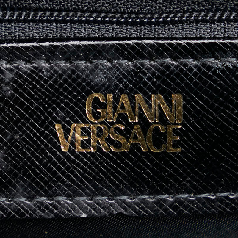 Versace Black Handbag Vanity Bag (Pre-Owned)