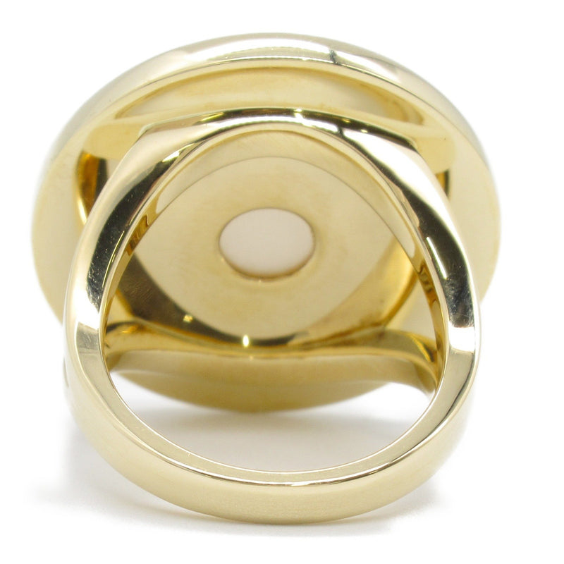 Bvlgari White Yellow Gold Yellow Gold (18K) Band Ring (Pre-Owned)