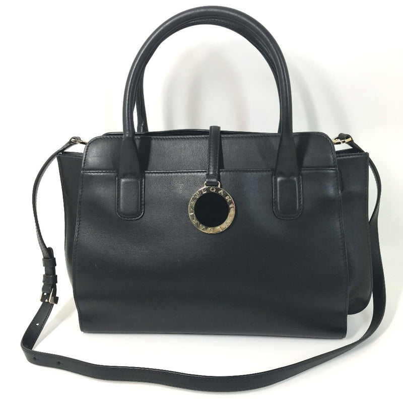 Bvlgari Black Leather Shoulder Bag (Pre-Owned)