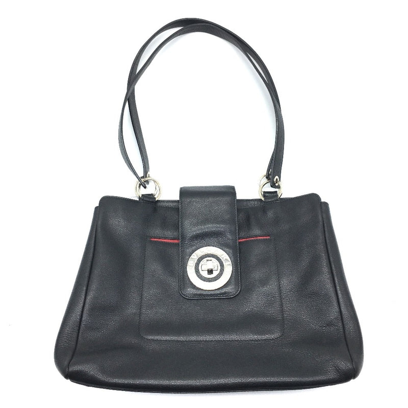 Bvlgari Black Leather Shoulder Bag (Pre-Owned)