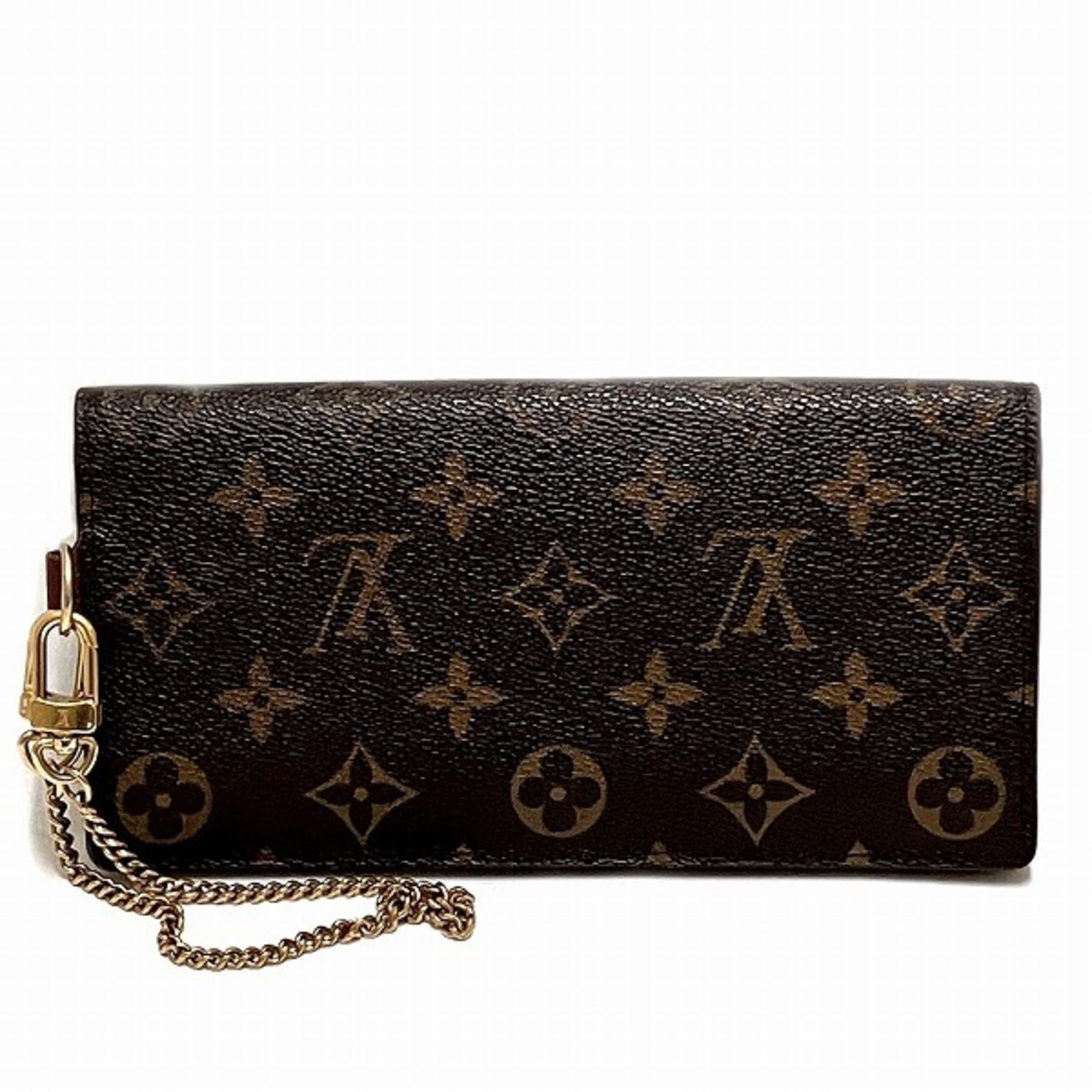 Louis Vuitton Brown Chain/Shoulder Wallet (Pre-Owned)