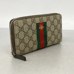 Gucci Brown Pvc Long Wallet (Bi-Fold) (Pre-Owned)