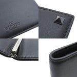 Valentino Garavani Black Leather Wallet (Bi-Fold) (Pre-Owned)