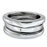 Bvlgari Silver White Gold (18K) Band Ring (Pre-Owned)