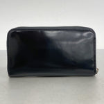 Salvatore Ferragamo Black Leather Long Wallet (Bi-Fold) (Pre-Owned)