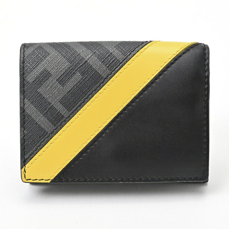 Fendi Black Fabric Wallet (Tri-Fold) (Pre-Owned)