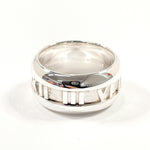 Tiffany Atlas Silver Silver 925 Band Ring (Pre-Owned)