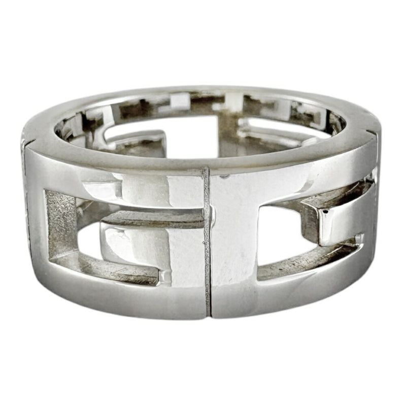 Gucci Silver White Gold (18K) Band Ring (Pre-Owned)