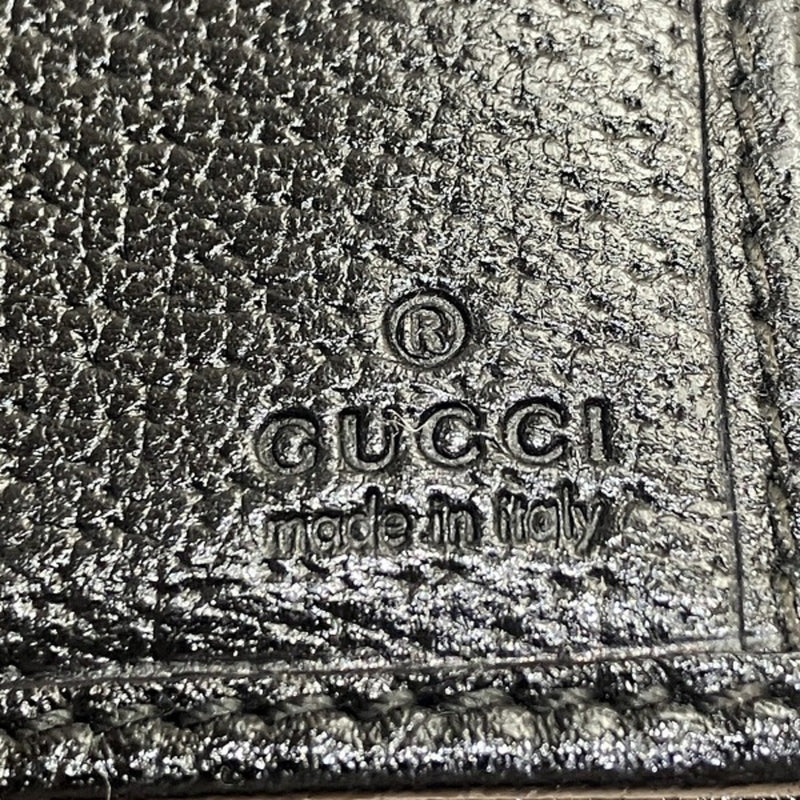 Gucci Black Gg Canvas Long Wallet (Bi-Fold) (Pre-Owned)