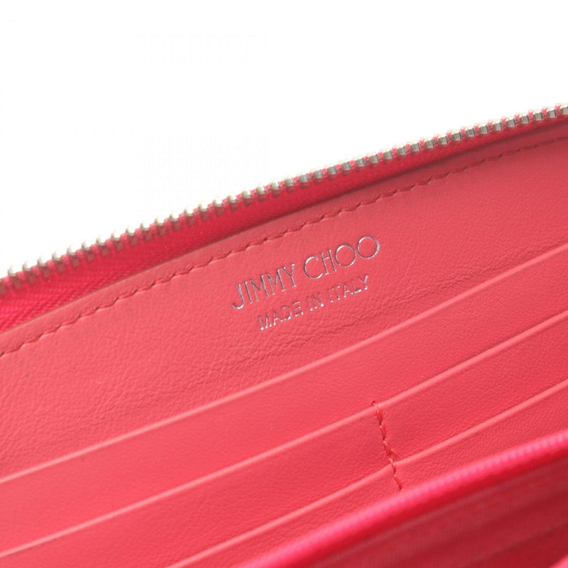 Jimmy Choo Pink Leather Long Wallet (Bi-Fold) (Pre-Owned)