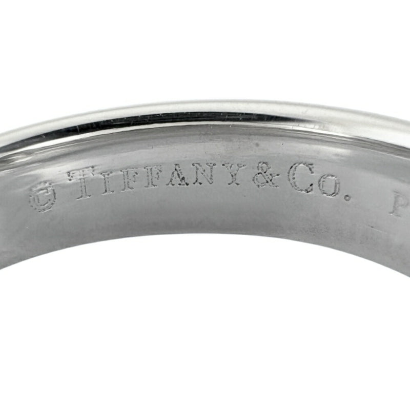 Tiffany Silver Platinum 950 Band Ring (Pre-Owned)