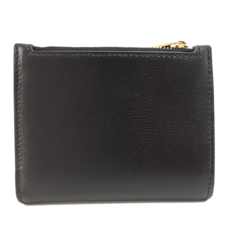 Salvatore Ferragamo Black Leather Wallet (Bi-Fold) (Pre-Owned)