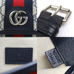 Gucci Ophidia Navy Gg Supreme Fanny Pack (Pre-Owned)