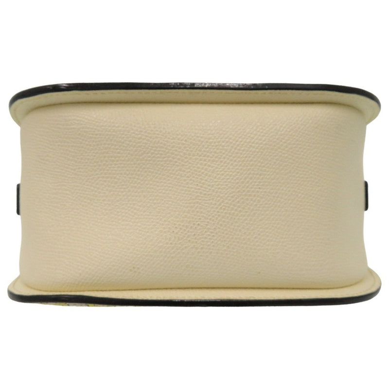 Valextra Beige Yellow Leather Shoulder Bag (Pre-Owned)