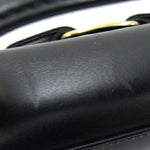 Salvatore Ferragamo Black Leather Handbag (Pre-Owned)