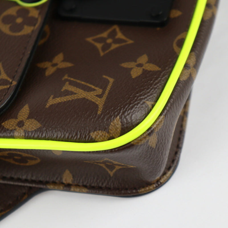 Louis Vuitton Black Brown Monogram Yellow Monogram Fanny Pack Pouch (Pre-Owned)