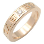 Bvlgari Clear Pink Gold (18K) Band Ring (Pre-Owned)