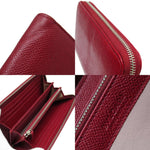 Bvlgari Bordeaux Leather Long Wallet (Bi-Fold) (Pre-Owned)