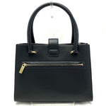 Salvatore Ferragamo Black Leather Handbag (Pre-Owned)