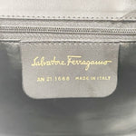 Salvatore Ferragamo Black Leather Handbag (Pre-Owned)