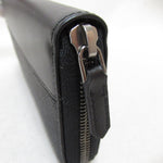 Bvlgari Black Leather Long Wallet (Bi-Fold)