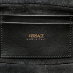 Versace Black Leather Fanny Pack (Pre-Owned)