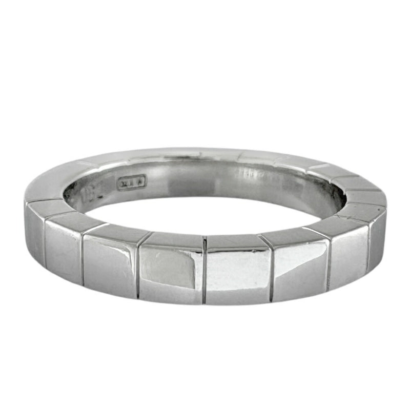 Cartier Lanieres Silver White Gold (18K) Band Ring (Pre-Owned)