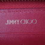 Jimmy Choo Red Color Leather Coin Purse/Coin Case (Pre-Owned)