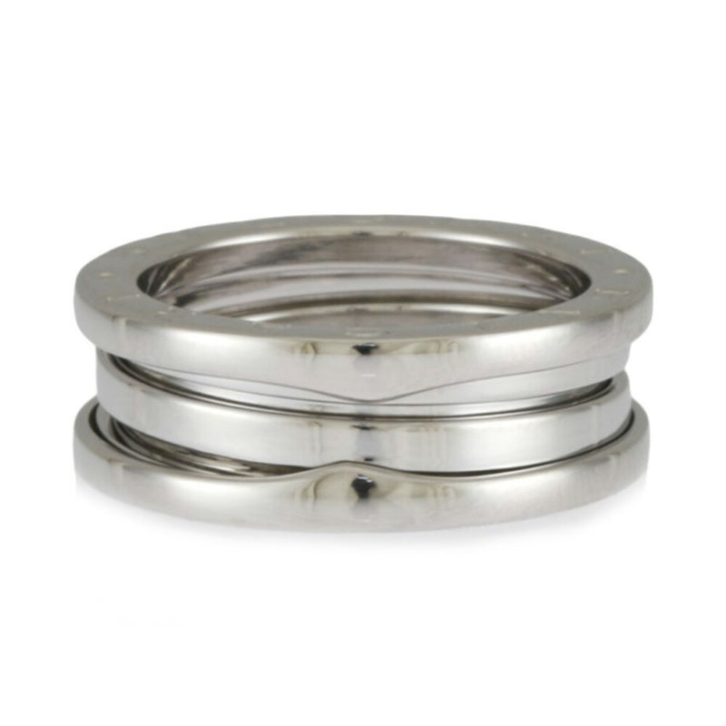 Bvlgari Silver White Gold (18K) Band Ring (Pre-Owned)