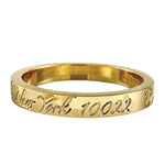 Tiffany Gold Yellow Gold (18K) Band Ring (Pre-Owned)