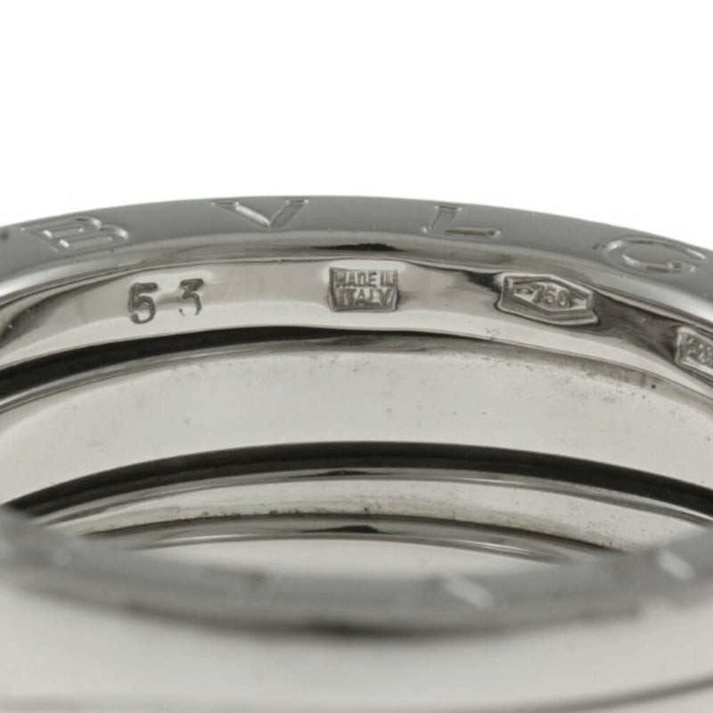 Bvlgari Silver White Gold (18K) Band Ring (Pre-Owned)