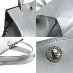 Bvlgari Silver Leather Handbag (Pre-Owned)