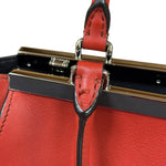 Fendi 3Jours Red Color Leather Shoulder Bag (Pre-Owned)