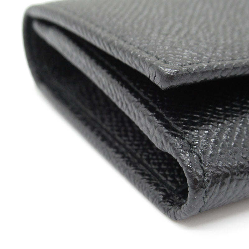 Bvlgari Black Leather Card Wallet