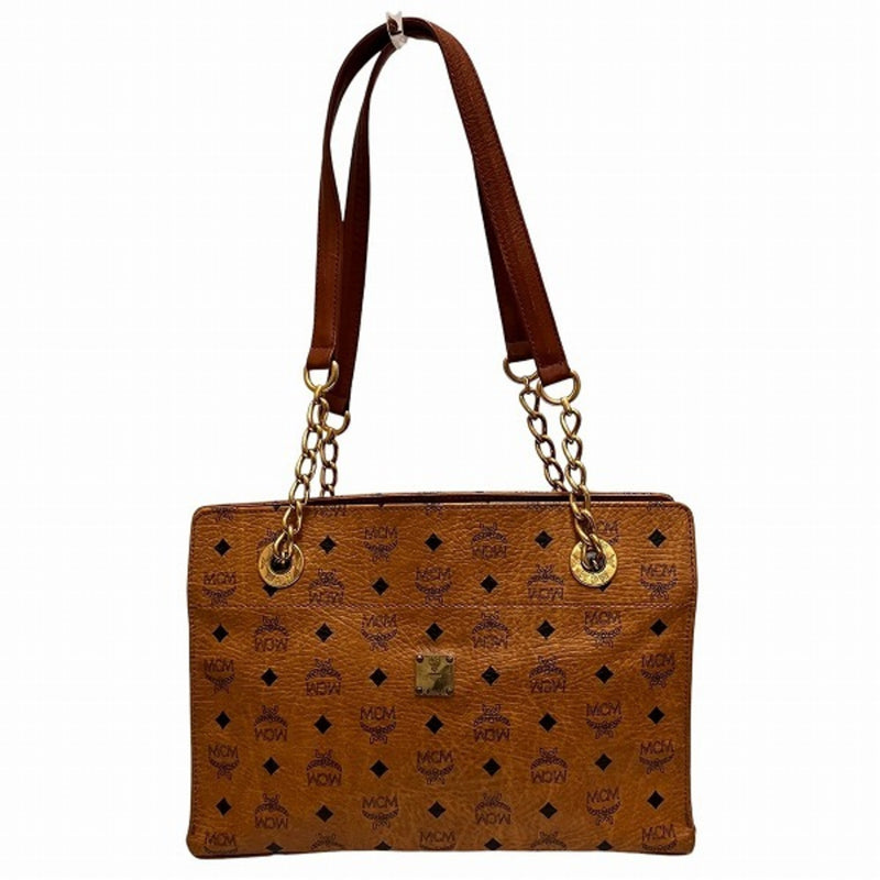 Mcm Camel Pvc Shoulder Bag Tote Bag (Pre-Owned)