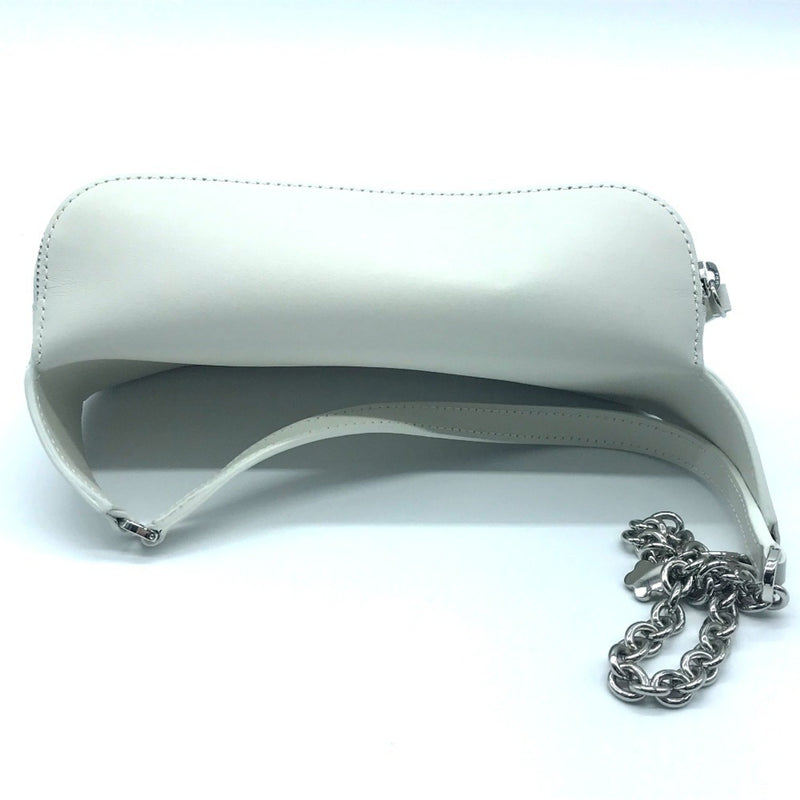 Furla White Leather Fanny Pack (Pre-Owned)